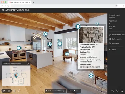 Inspection.re 3D virtual tour home inspection technology creating immersive digital twin of California property